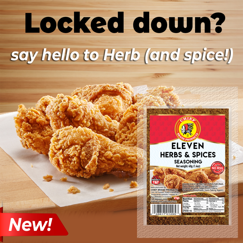 Eleven Herbs and Spices Seasoning Chief Brand Products